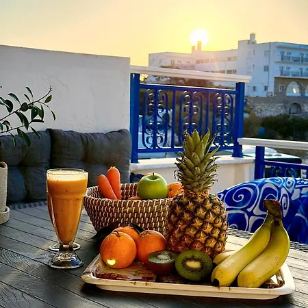 度假居 Stelios' Beachfront Retreat Páros